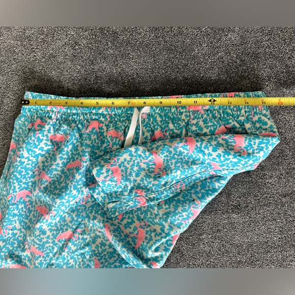 Chubbies Men's Classic Blue & Pink Domingo Flamingo Swim Trunks, Size Large - Picture 5 of 7